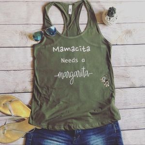 Mamacita Needs a Margarita 🍹 graphic top & decals